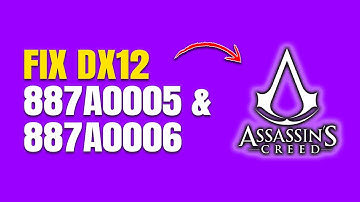 Assassin’s Creed Shadows DX12 Error Fix (0x887A0005 / 0x887A0006)