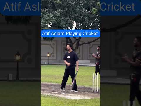 Atif Aslam Playing Cricket #shortsfeed #atifaslam #atifaslamstatus #shorts #rdllala