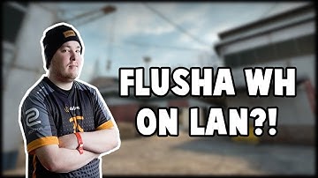 Flusha WH on *LAN*?! GeT_RiGhT insane shots! | CS:GO Clips/Funny Moments!