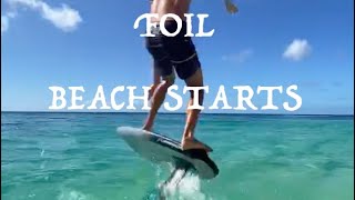 FOIL BEACH STARTS: FAILS/MAKES