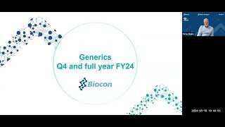 Biocon Earnings Call for Q4FY24