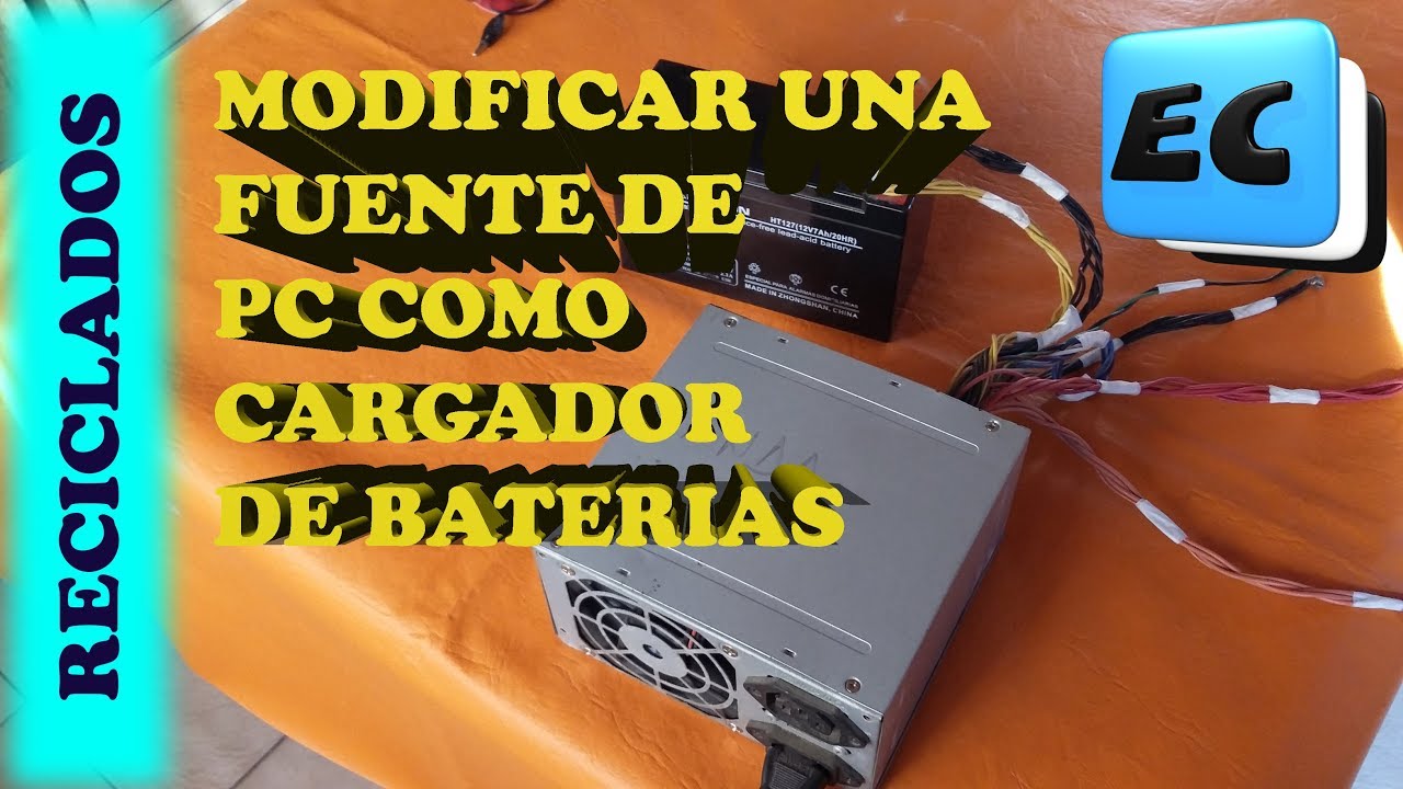 Modificar fuente de pc para cargador de baterias
