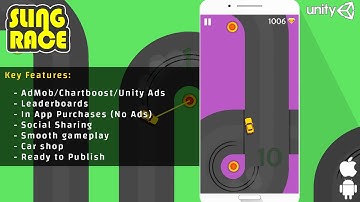 Sling Race Sling Drift Clone iOS Android Unity Template