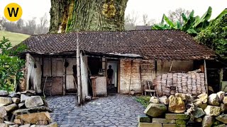 The man was orphaned at a young age renovated the old abandoned house to live in