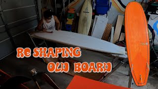 Upcycling Used SOFTTOP SURFBOARD Into Fiberglass Board |Part 2|