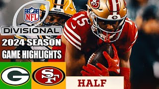 Green Bay Packers vs San Francisco 49ers NFC Divisional Playoffs [FULL GAME] | NFL Highlights 2024