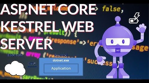 KESTREL WEB SERVER IN ASP.NET CORE.  LAUNCH ASP.NET CORE USING KESTREL WEB SERVER .NET 6