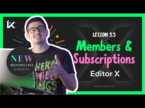 22 of 25 - Editor X Memberships