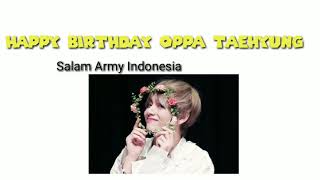 STORY WHATSAPP ULANG TAHUN TAEHYUNG/V BIRTHDAY 30 Desember 2019