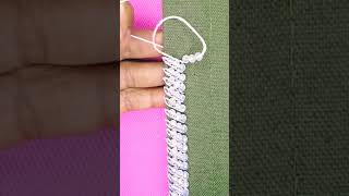 Hand Embroidery Design #easy #embroidery #design #ytshorts #trending