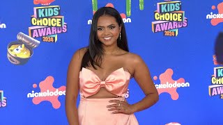 Miia Harris 2024 Kids' Choice Awards Orange Carpet