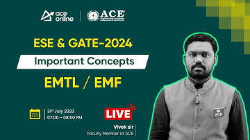 EMTL / EMF | Important Concepts for GATE & ESE 2024 (ECE, EEE, & INST) | ACE Online