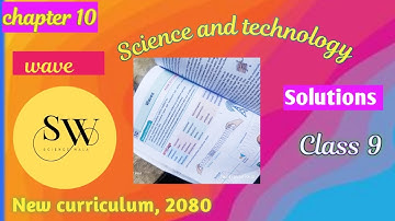 Class 9 science lesson 10 exercise in English( Wave )Class 9 science guide in English #Sciencewala18