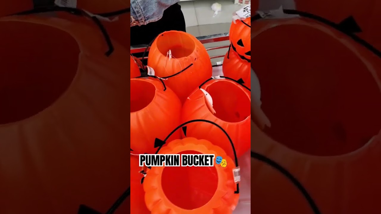 PUMPKIN BUCKET TRICK OR TREAT 