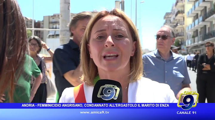 Andria – Femminicidio Angrisano, condannato all’ergastolo il marito di Enza