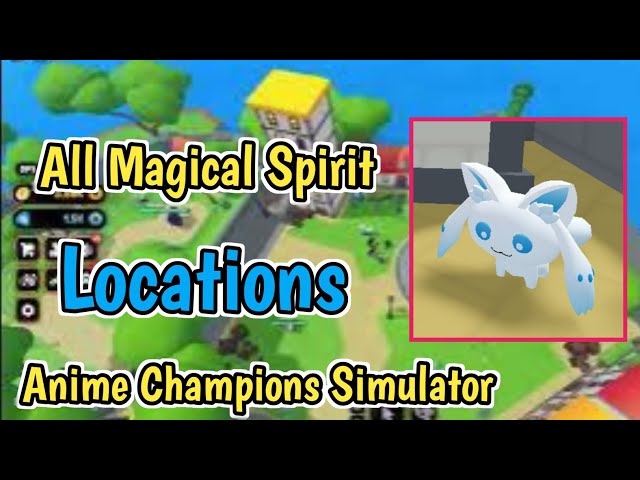 Anime Champions Simulator Spirit locations - Pirate Town - Try Hard Guides