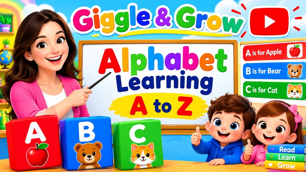 ABC Alphabet Song A to Z Learn ABCs for Kids Fun & Easy Learning #ABC # ...