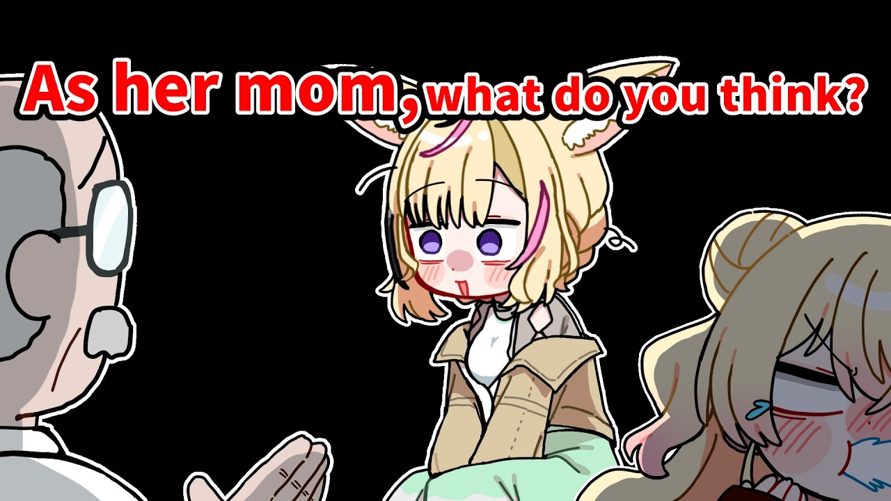 Polka gets mistaken for Nenechi's mother【Hololive AnimationClip/ENG sub】
