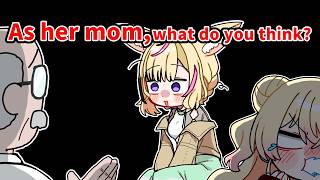 Polka gets mistaken for Nenechi's mother【Hololive AnimationClip/ENG sub】