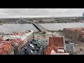 Fantastic view from the stpeters cathedral staple of riga  the whole city overlooking view 