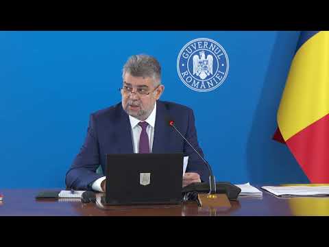 4/30/24: Declarații de presă susținute de PM Marcel Ciolacu la începutul ședinței de guvern