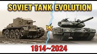Soviet Tank Evolution From BIZARRE Experimental Failure to Modern MONSTERS Complete History1914-2024