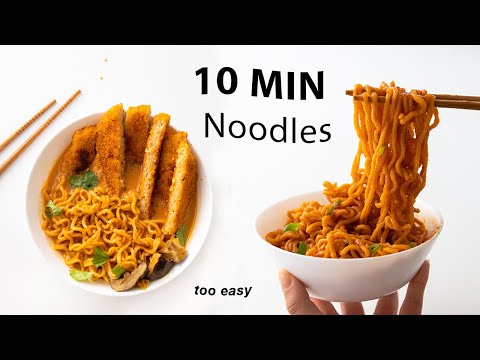 5 Quick Noodle Recipes to make every Week ! easy amp vegan