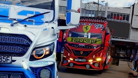 Detroit Vs Ferrari Top Matatus in Nairobi kenya (Matatu culture) 🔥