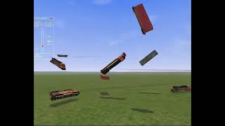 Microsoft Train Simulator Bin. Train Crash 9