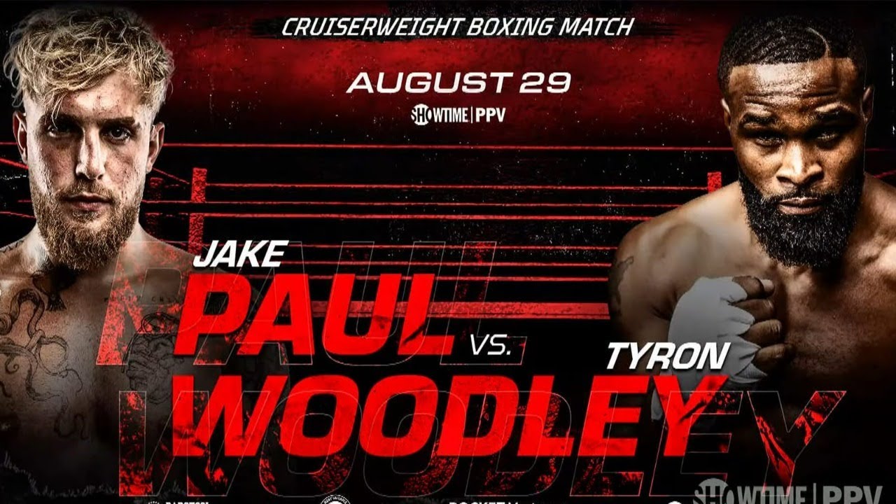 JAKE PAUL VS TYRON WOODLEY LIVE - YouTube