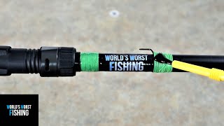 FIRST ROD BUILD; Building & Testing My First Custom Made Fishing Rod