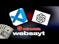 5 MINUTDA AI BILAN WEBSAYT YASAYMIZ! 💥 Real Zakazni 0 dan Tugatdim sunniy intellekt yordamida