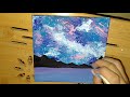 Acrylic Paint on Canvas | For Beginners | Relaxing | 15*15cm Canvas