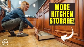 Turn Wasted Kitchen Space Into Hidden Storage With Easy DIY Toe Kicker Drawers! screenshot 4