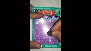 $5 Mega Crossword #29 Win up to $75,000! CALottery Ticket Scratchers