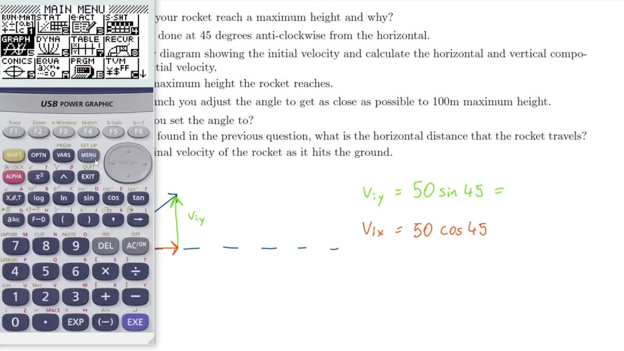NCEA L2 Mechanics Problem Set 2023   Motion and Mechanics Q3 Video Answer
