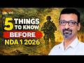 Before NDA 1 2026 Watch This! 5 Important Tips | Shubham Varshney SSB