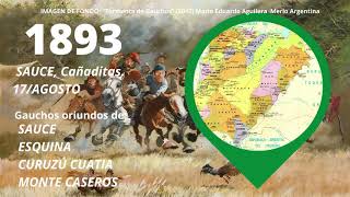 Batalla de Cañaditas (1893) Celestes y Colorados. Liberales y Autonomistas. (17/8/1893).