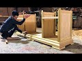 Amazing Design Ideas Furniture Projects From Hardwood || Woodworking Skills & Techniques Fastest
