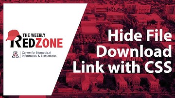 REDZone - Hide File Download Link with CSS
