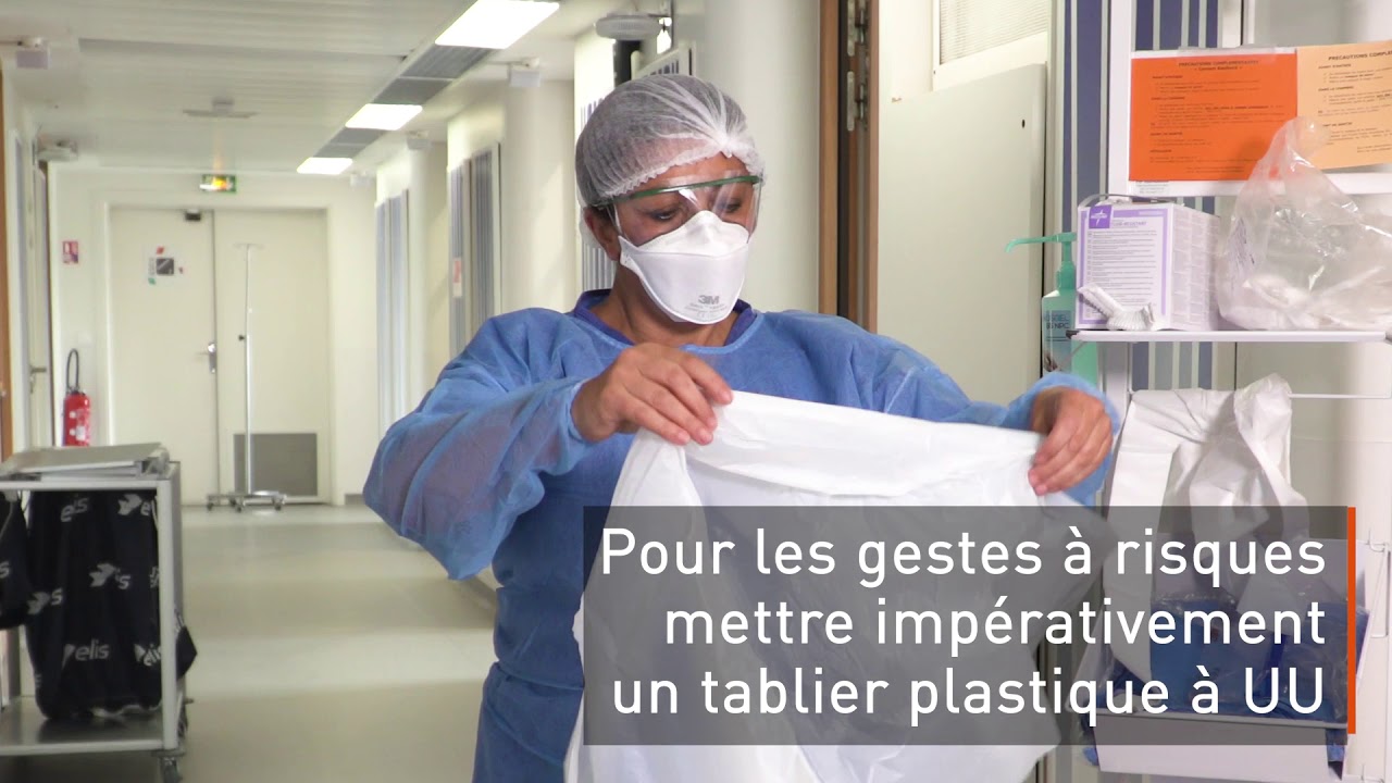 Covid-19 : recommandations d’habillage et déshabillage des soignants, hors réanimation