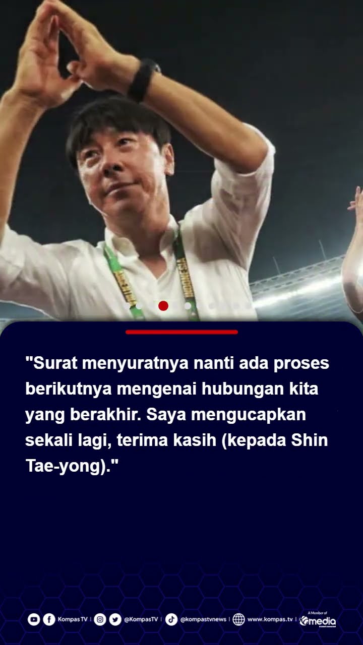 PSSI Pecat Shin Tae-yong, Erick Thohir: Penggantinya Sudah Dapat, Segera Diumumkan #shintaeyong