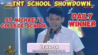 Lennon | TNT school showdown | st.Michael's college school | Daily Winner..... #tawagngtanghalan ... screenshot 4