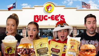New Zealand Family try Buc-ee's snacks for the first time! (BEAVER NUGGETS, BEEF JERKY & BBQ!)