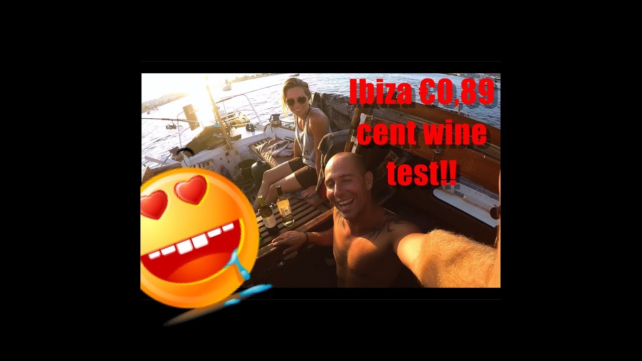 Incredible cheap wine test Ibiza Lidl supermarket €0.89 cent!!