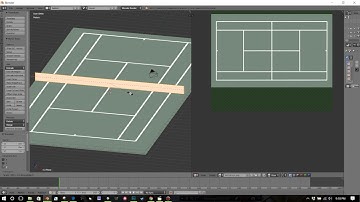 Tennis Court Blender - Peripheral Assets for JNPG