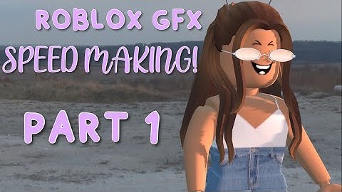 ROBLOX GFX speed making part 1! | Blender 2.82