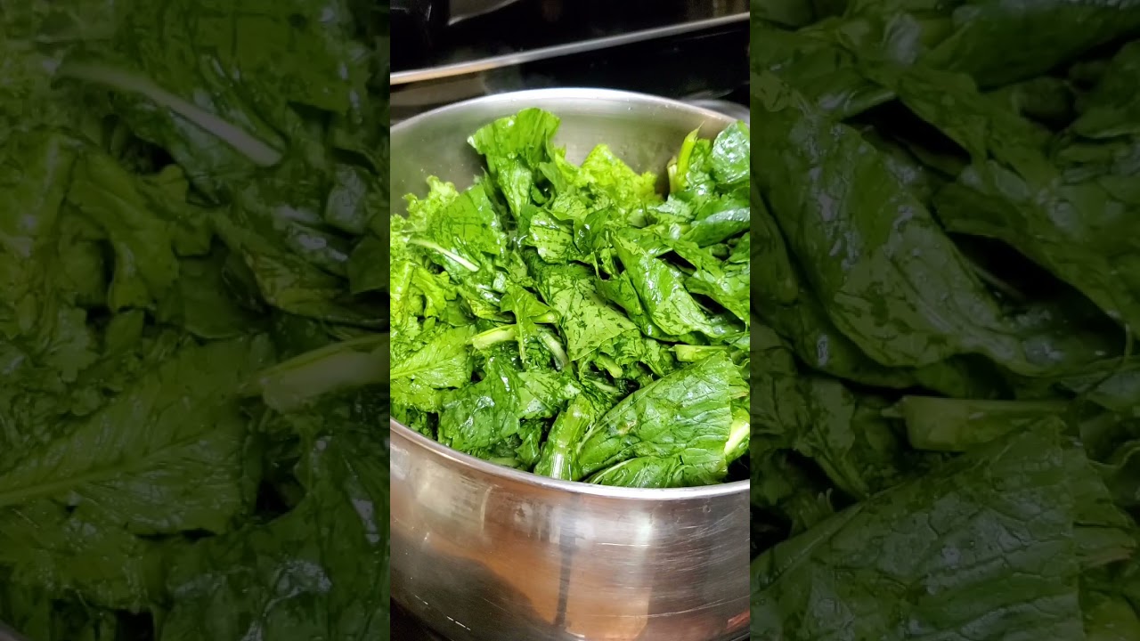 How to cook turnip greens and mustard greens mixed YouTube