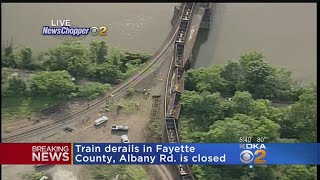 Train Cars Derail In Fayette County