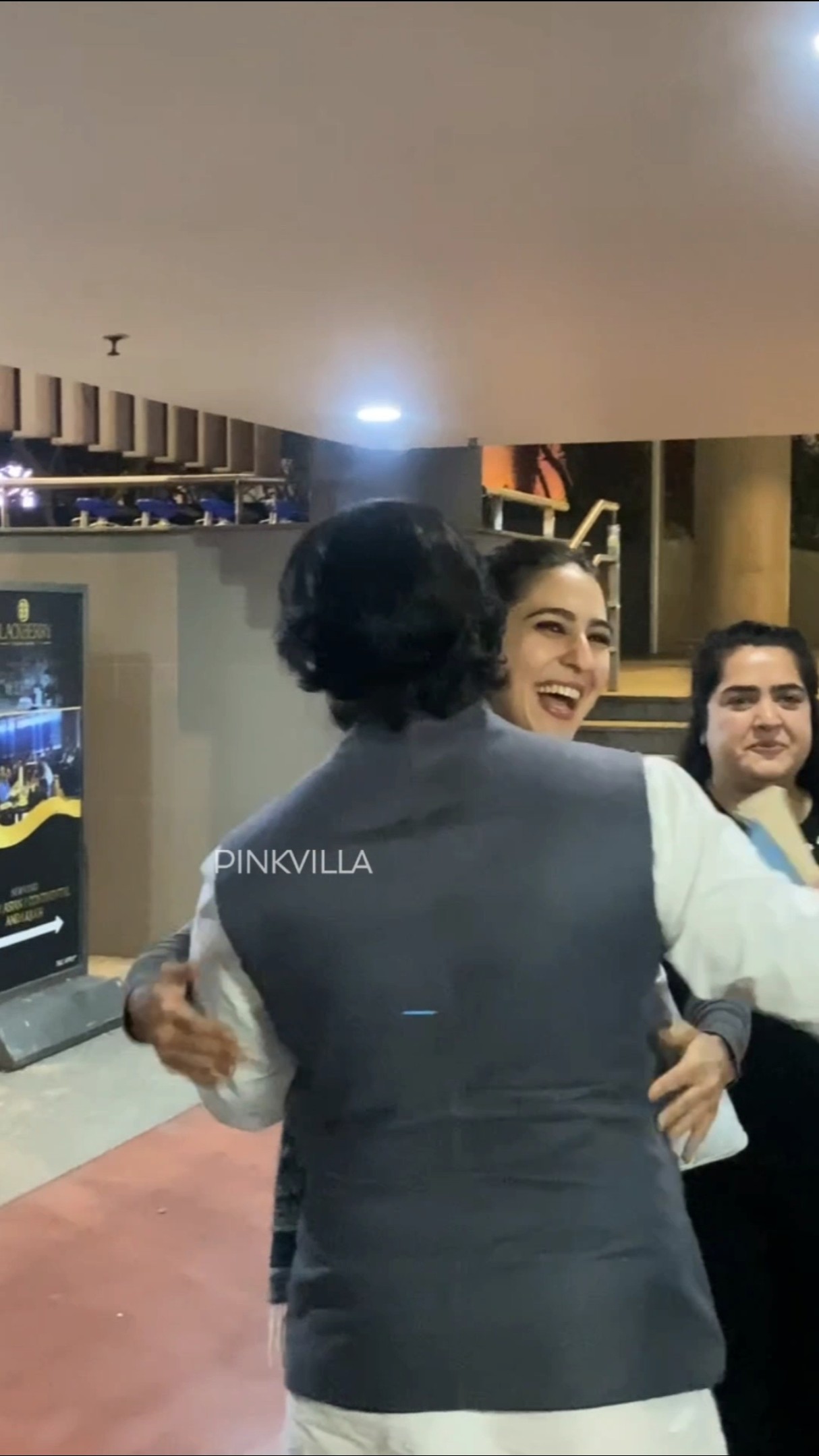 Saif Ali Khan SWEETLY HUGS Daughter Sara Ali Khan At The Airport | #shorts #bollywood #family